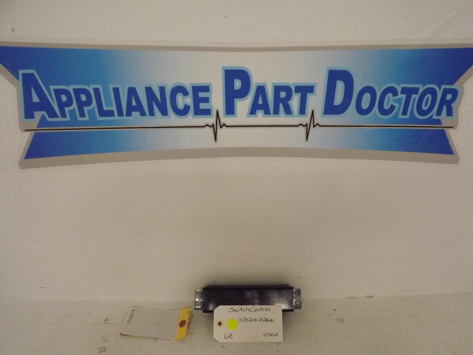 GE Dishwasher WD21X10266 Switch Control Used GE Dishwasher WD21X10266 Switch Control Used